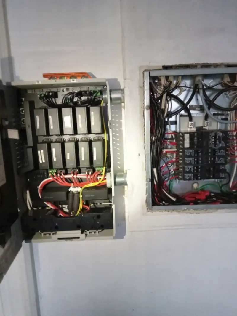 Electrical panel upgrade completed for Ring Doorbell Installation in Rock Valley